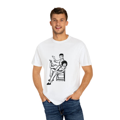 Over My Knee Spanking Vintage Fetish Graphic Woman Bondage T-Shirt