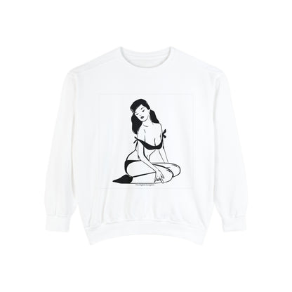 Pin-Up Girl Vintage Fetish Graphic Woman BondageSweatshirt / Sweater / Jumper