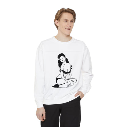 Pin-Up Girl Vintage Fetish Graphic Woman BondageSweatshirt / Sweater / Jumper