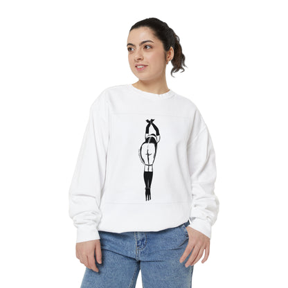 Tied Up and Bent Over Vintage Fetish Graphic Woman Bondage Sweatshirt / Sweater / Jumper