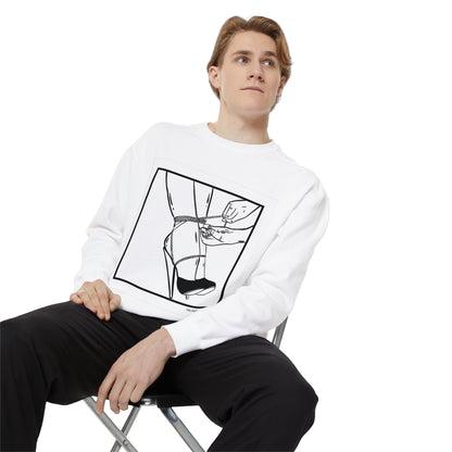 Vintage Fetish Graphic High-Heel Bondage Sweatshirt / Sweater / Jumper