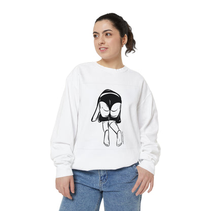 Good Girl Spanking Vintage Fetish Graphic Woman Bondage Sweatshirt / Sweater / Jumper