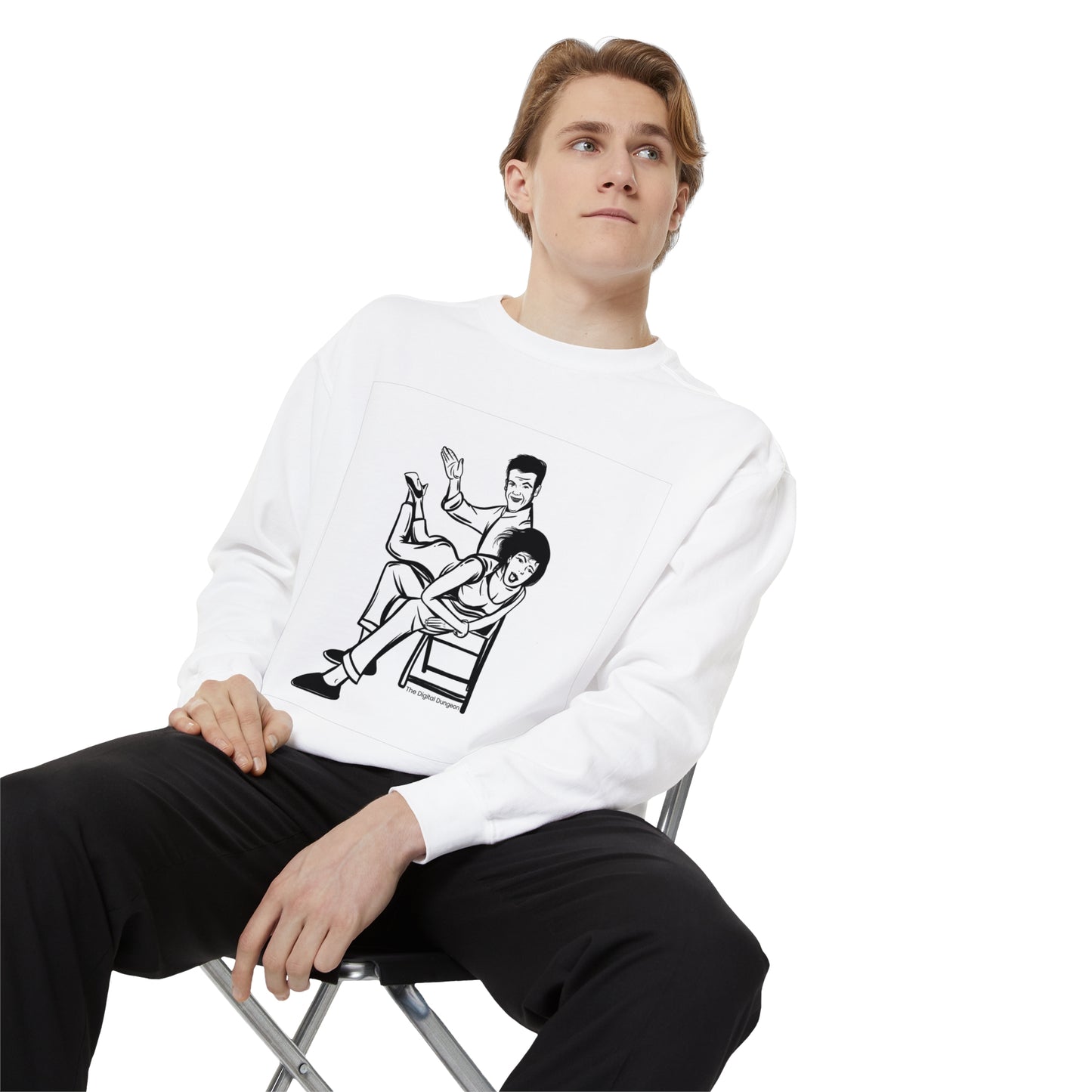 Over My Knee Spanking Vintage Fetish Graphic Woman Bondage T-Shirt Sweatshirt / Sweater / Jumper