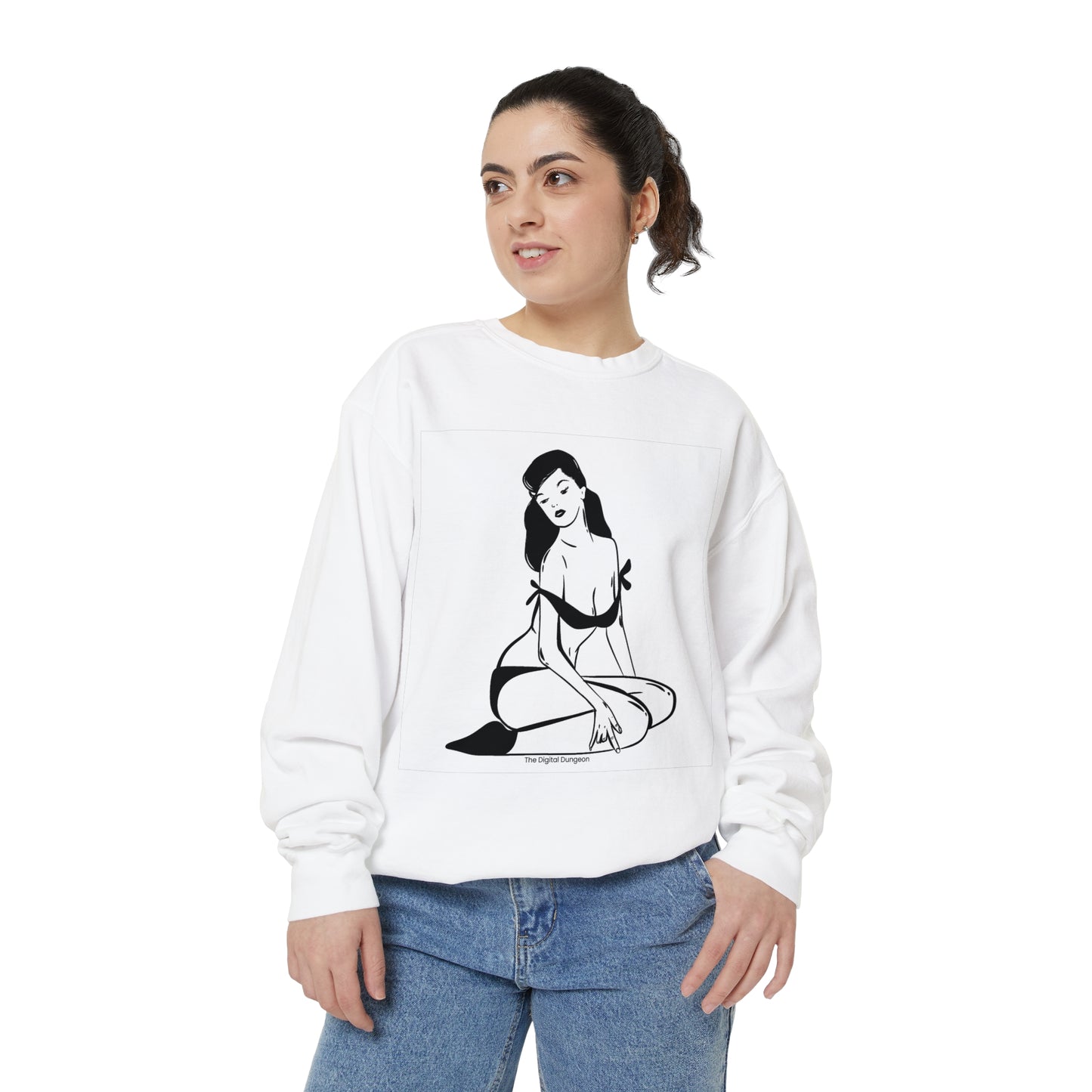 Pin-Up Girl Vintage Fetish Graphic Woman BondageSweatshirt / Sweater / Jumper